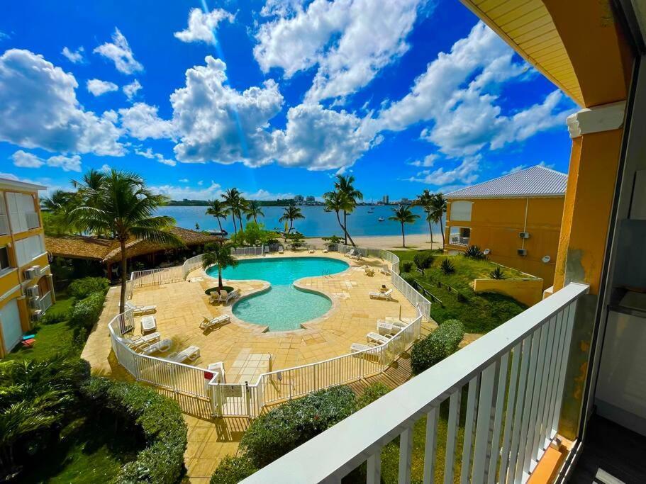 Superbe Studio Lumineux, Vue Sur Piscine Et Mer Baie Nettle Dış mekan fotoğraf
