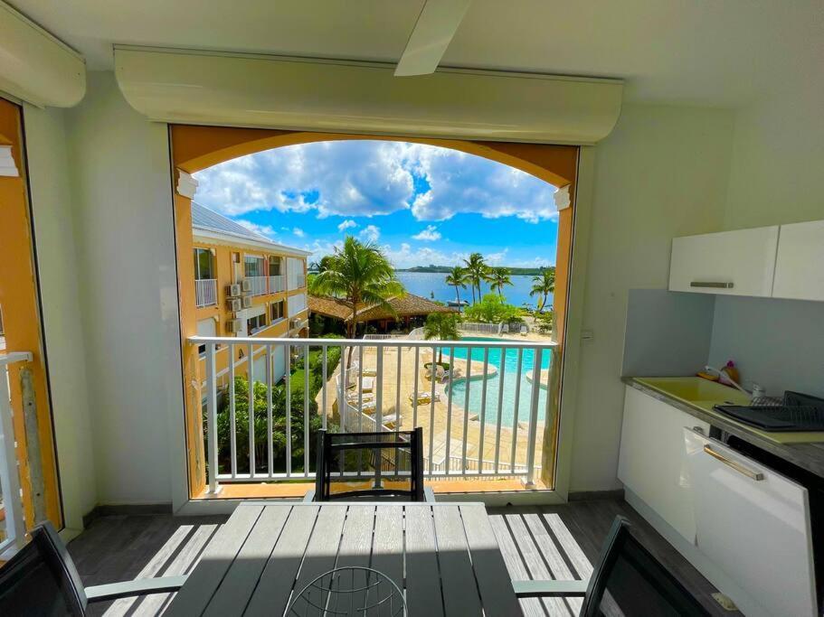 Superbe Studio Lumineux, Vue Sur Piscine Et Mer Baie Nettle Dış mekan fotoğraf